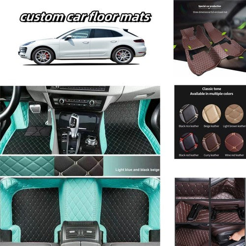 For Porsche All Models Car Floor Mats Custom Cargo Carpets Waterproof Liner Rugs