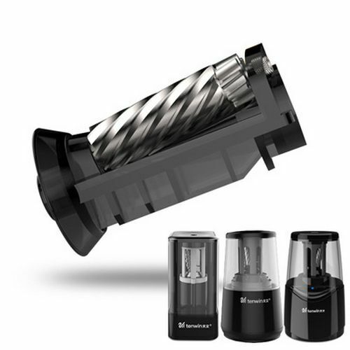 Electric Pencil Sharpener Adjustable Hand Crank Mechanical Knife Holder Station
