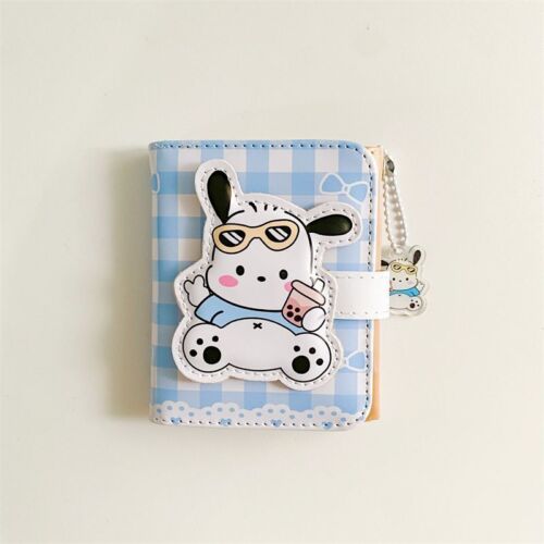 My Melody Cinnamoroll Kuromi Pochacco Short Wallet Portable Card Bags Coin Purse