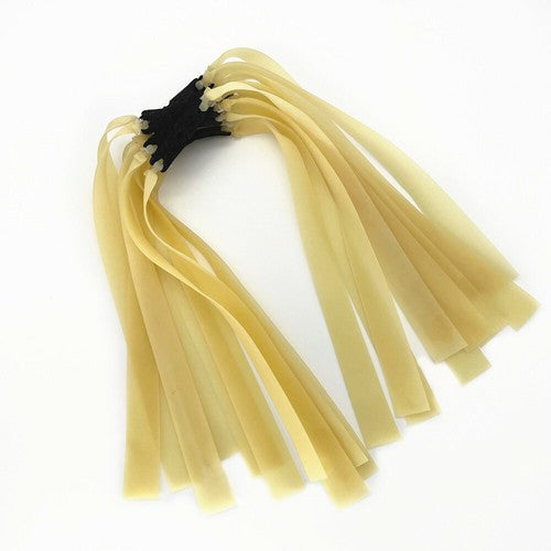 10 Flat Rubber Bands Slingshot Hunting Catapult Replacement Elastic Tapered Band