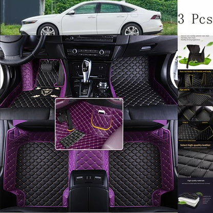 For Cadillac Models Car Floor Mats Waterproof Front Rear Carpets Rugs Auto Mats