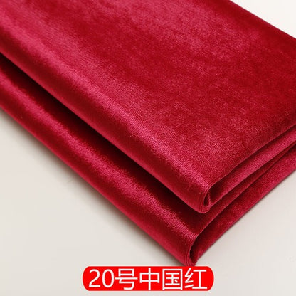 Sofa Upholstery Velour Fabric Thick European Soft Roll Cushion Velvet DIY Cloth