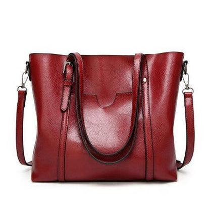 Shoulder Bags Women Leather Handbag Tote Crossbody Bag Luxury Polyester Zipper