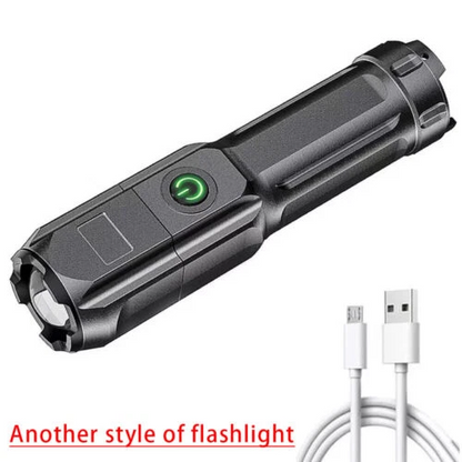 350000000 Lumen Super Bright LED Tactical Flashlight Rechargeable LED Work Light