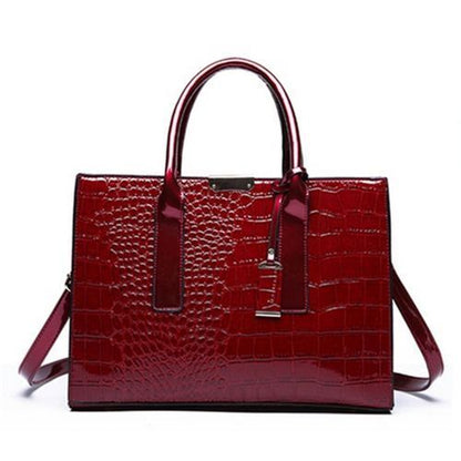 Luxury Bags Crocodile Pattern Shoulder Bag Synthetic Leather Woman Bag Accessory
