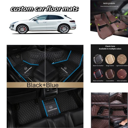 For Audi All Models Car Floor Mats Luxury Custom Carpets Waterproof Cargo Liners