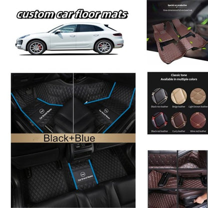 For Audi All Models Car Floor Mats Luxury Custom Carpets Waterproof Cargo Liners