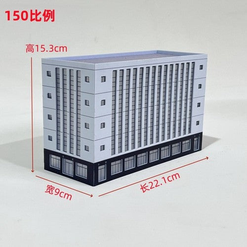 1/150 N Scale Model City Street View Scene Display Architectural Model
