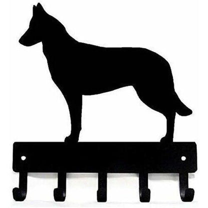 Belgian Malinois Dog - Key Rack Wall Mounted Hook Up Metal Ornaments Home