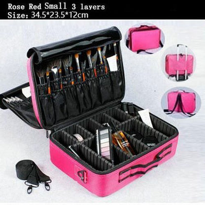 Storage Makeup Organizer Large Cosmetic Bag Makeup Cases Brushes 14*42*28 CM 1PC