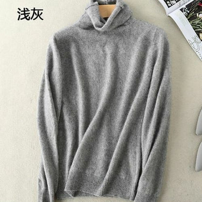 Women Sweaters Turtleneck Pullover Cashmere Knitted Soft Warm Clothes Jumper Top