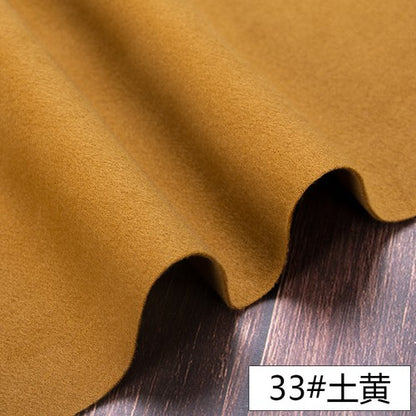 Fall Thick Solid Cashmere Imitation Wool Cloth Diy Coat Woollen Fabric Wide 57"