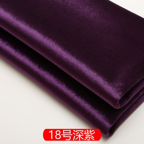 Sofa Upholstery Velour Fabric Thick European Soft Roll Cushion Velvet DIY Cloth