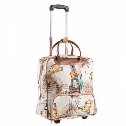 Women Travel Business Boarding Bag Wheels Bags Travel Luggage Girl Suitcase Bag