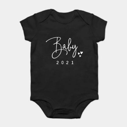 T-shirt Family Matching Clothes Father Mother Daughter Son Clothes Baby Cotton