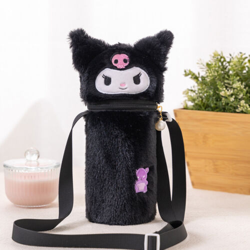 Kuromi My Melody Cinnamoroll Water Bottle Cup Shoulder Bag Pochacco Crossbody