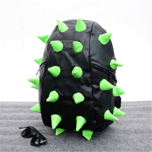Unisex Hedgehog Spike Travel Backpacks Spiky Punk School Bookbags Shoulder Bags