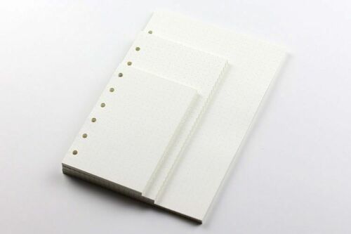 Notebook A5 A6 A7 Loose Leaf Refill Spiral Bind Planner Inner Page Inside Paper