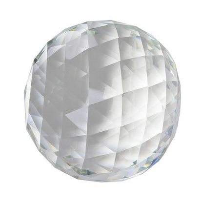 Clear Cut Crystal Sphere 50-200MM Faceted Gazing Ball Prisms Suncatcher Home