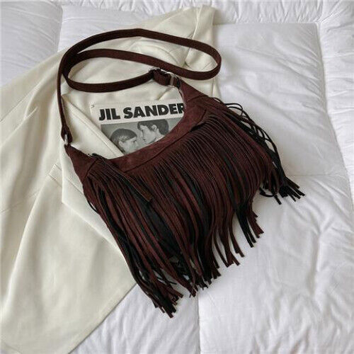 PU Leather Tassel Bags Bag Women Shoulder Crossbody Bag Bags Women's Handbags