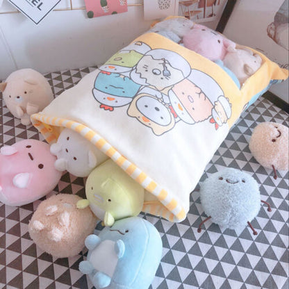 Plush Toy Cartoon Pillow One Bag Biological Cushion San-x Sumikko Gurashi Corner