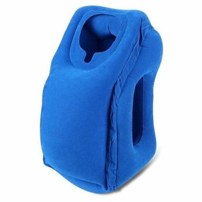 Travel Sleeping Bag Inflatable Portable Cushion Neck Pillow Outdoor Flight Train