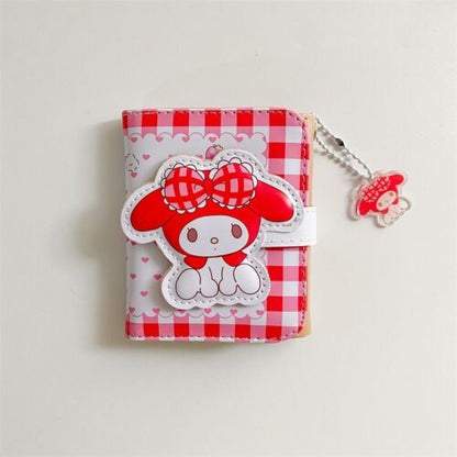 My Melody Cinnamoroll Kuromi Pochacco Short Wallet Portable Card Bags Coin Purse
