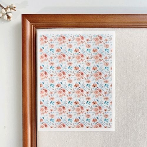 Polymer Image Transfer Paper Plants Flowers Leaf Decals DIY Jewelry Craft Tools