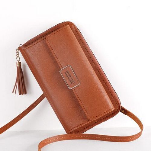 Wallet Crossbody Shoulder Handbag Synthetic Leather Card Holder Purse 20*12*4 CM