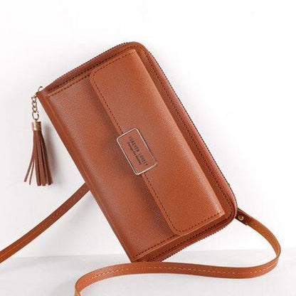 Wallet Crossbody Shoulder Handbag Synthetic Leather Card Holder Purse 20*12*4 CM
