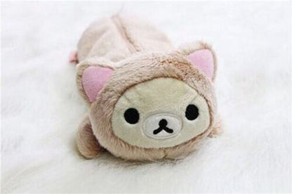 Plush Pencil Cases Cute Pencil Purse Traveling Pouch Organizer Pen Bags Zipper