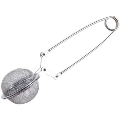 Tea Strainer Handle Tool Tea Infuser Stainless Steel Tea Pot Infuser Sphere Mesh