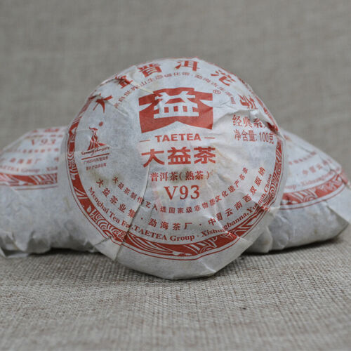 2024 Menghai Dayi Ripe Pu-erh Tea Tuo Cha Puer Ripe Tuocha * Pu Erh V93 Tea
