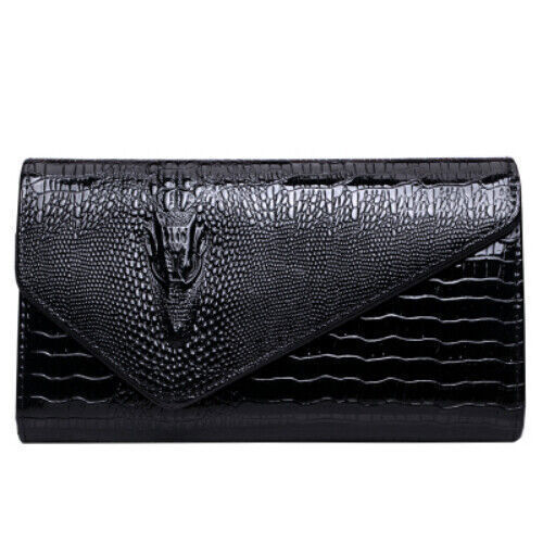 women Chain bag handbag cluth faux Leather Evening Shoulder Bag