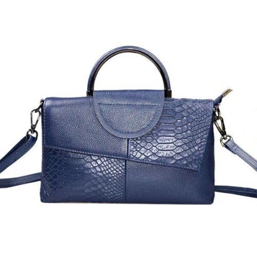 Crocodile Pattern Genuine Leather Crossbody Purse Small Shoulder Bag Handbag 1PC