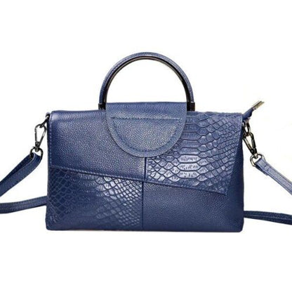 Crocodile Pattern Genuine Leather Crossbody Purse Small Shoulder Bag Handbag 1PC