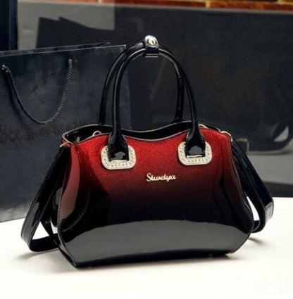 Pillow Shoulder Bag Patent Leather Handbags Messenger Clutch 33*13*22/29*12*20CM