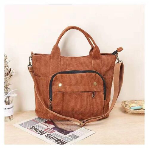 Shoulder Bag Women Vintage Shopping Bags Zipper Student Bookbag Handbags Casual
