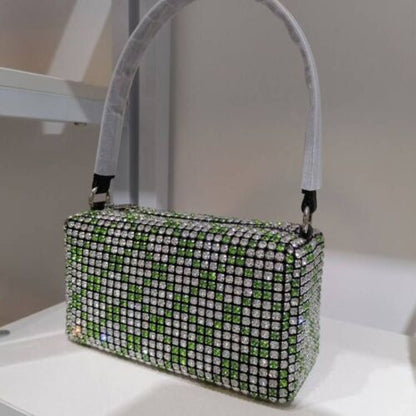 Evening Bag Purse Clutch Wedding Small Handbag Women Rhinestone Shoulder Bag 1PC