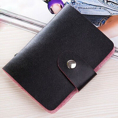 Credit Card ID Holder Women's Card Package Men's Leather Cards Bag Case Business