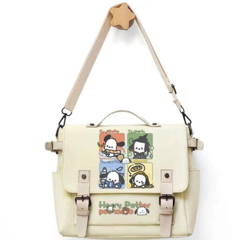Cute My Melody Cartoon Kuromi Shoulder Messenger Bag Student Canvas Shoulder Bag