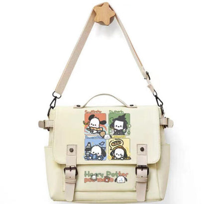 Cute My Melody Cartoon Kuromi Shoulder Messenger Bag Student Canvas Shoulder Bag