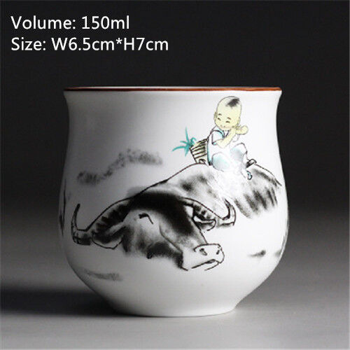 Chinese tea cup Japanese style master cup of tea blue-and-white porcelain cups
