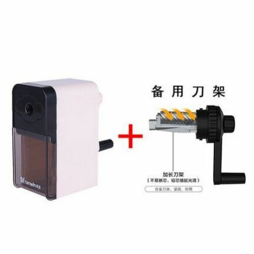 Electric Pencil Sharpener Adjustable Hand Crank Mechanical Knife Holder Station