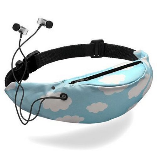 Women Waist Bag Waterproof Canvas Belt Bag Fanny Pack Sling Bags Phone Pouch 1PC