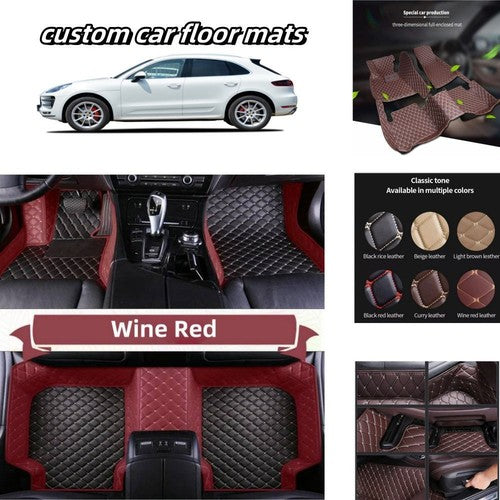 For Porsche All Models Car Floor Mats Custom Cargo Carpets Waterproof Liner Rugs