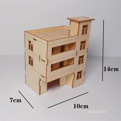 Urban Scene Building Model Handmade DIY Material Set Architecture School Model