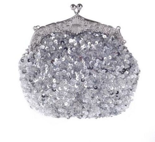 Arrival Clutch Purse Silver Crystal Evening Bag Wedding Party Handbags Gold Sky