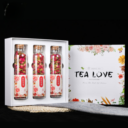 150G Rose tea, osmanthus box, flower fruit tea, gift box, flower tea