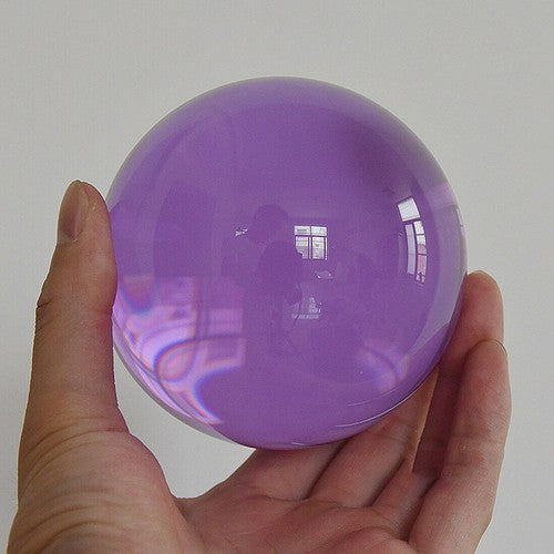 Rare 50mm Multi-Color Natural Magic Healing Crystal Ball Sphere Quartz Balls